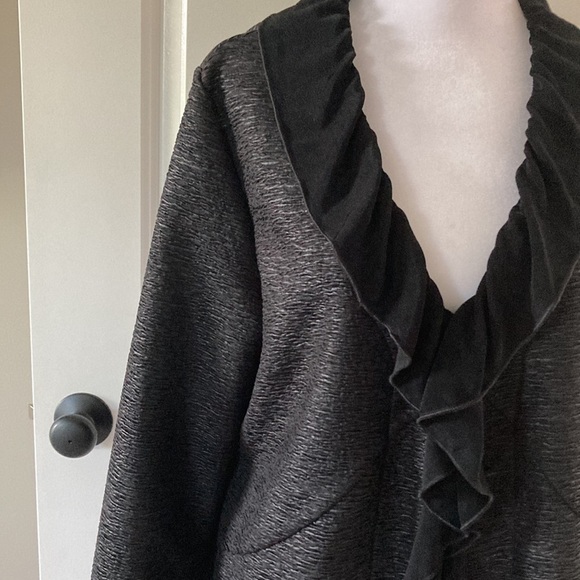 Chico’s large 12 blazer black - Picture 6 of 12